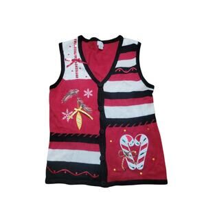 Christmas Vest Holiday Editions S Small Candy Canes